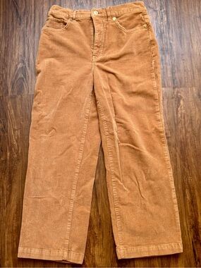 Express Corduroy Pants in Tan / Camel, Size 4